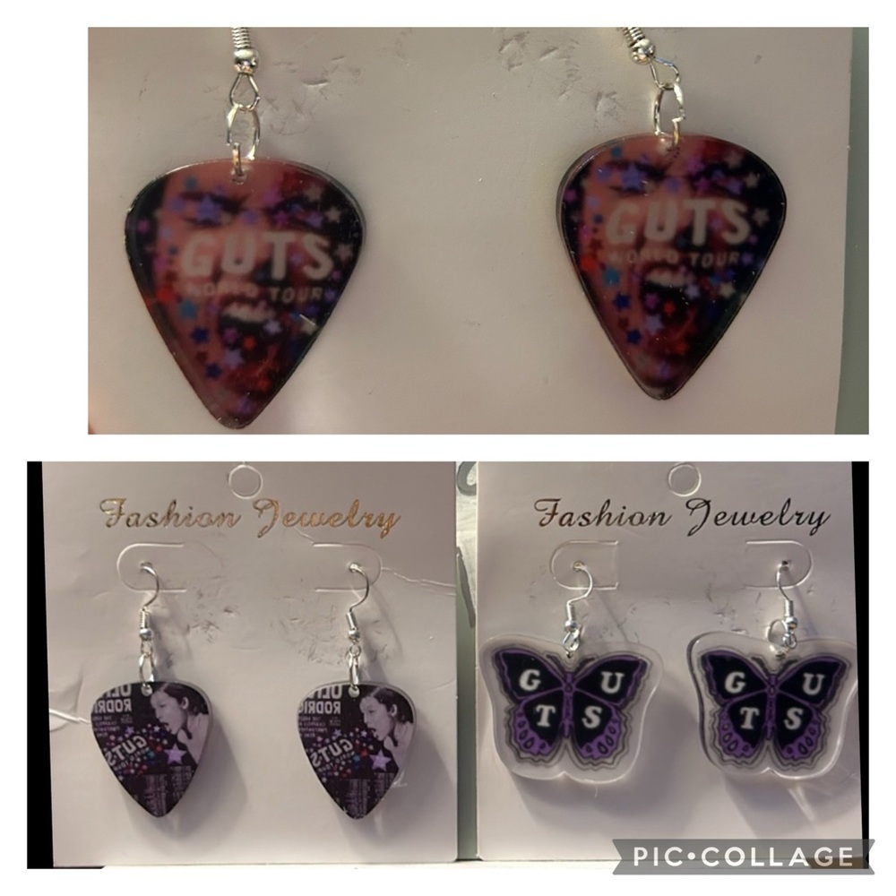 Olivia GUTS Earrings fans Concert Costume Merch  price/pair multiple of each